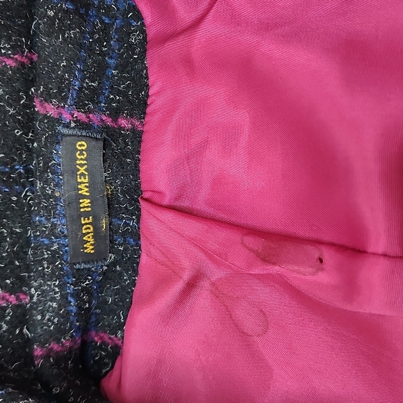 LADIES MIDFRIFT JACKET, BLACK CHECKERED, SIZE M-L - Picture 7 of 7